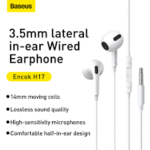 هندزفری سیمی بیسوس مدل Enock3.5mm H17