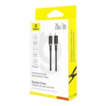 کابل تبدیل USB-C به ip بیسوس-مدل Dura Series 20W طول 1 متر