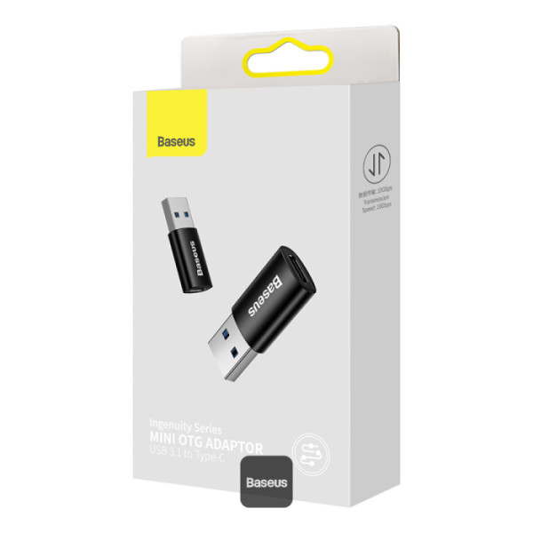 مبدل مینی OTG سری Ingenuity بیسوس از USB-A 3.1 به Type-C