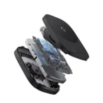 فن خنک کننده و شارژر وایرلس 15 وات بیسوس-مدل Mag pro II