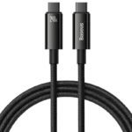 کابل 2 متری Type-C به Type-C بیسوس 240 وات مدل Tungsten Gold