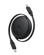 کابل 1 متری USB-C به USB-C بیسوس 60وات مدل Free2Pull Mini