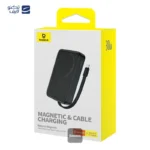 پاوربانک بیسئوس مدل Magnetic Mini Wireless-ظرفیت 10000 میلی آمپر-30 وات